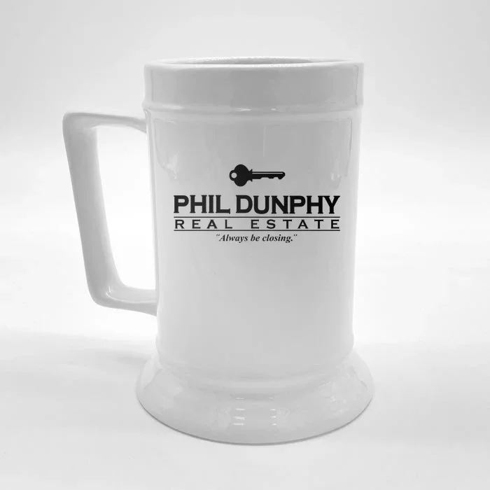 Phil Dunphy Real Estate Front & Back Beer Stein