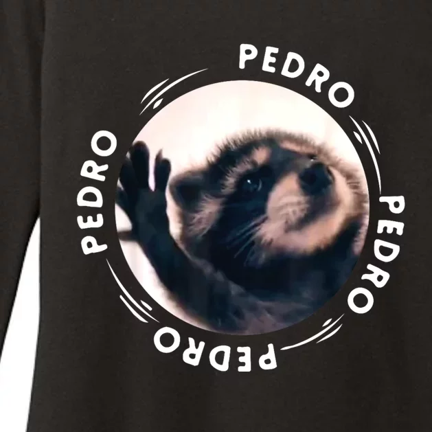 Pedro Dancing Raccoon Pedro Pedro Dancing Raccoon Meme Womens CVC Long Sleeve Shirt