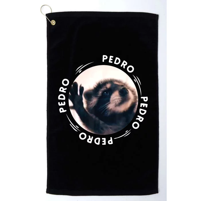 Pedro Dancing Raccoon Pedro Pedro Dancing Raccoon Meme Platinum Collection Golf Towel