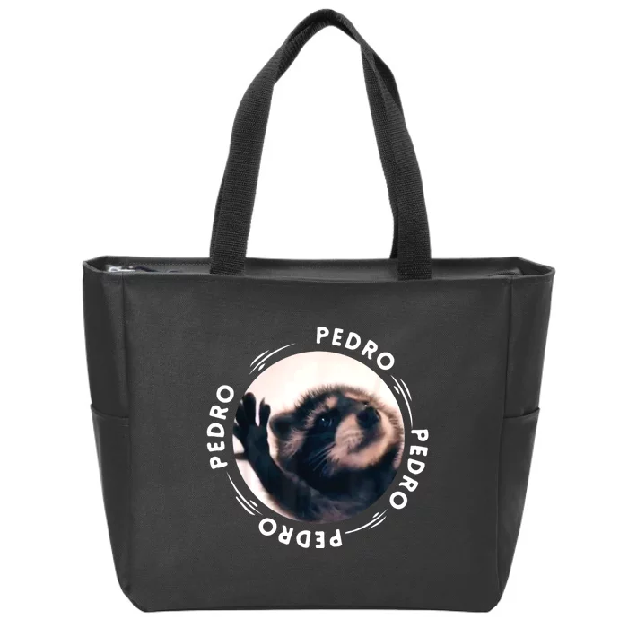 Pedro Dancing Raccoon Pedro Pedro Dancing Raccoon Meme Zip Tote Bag