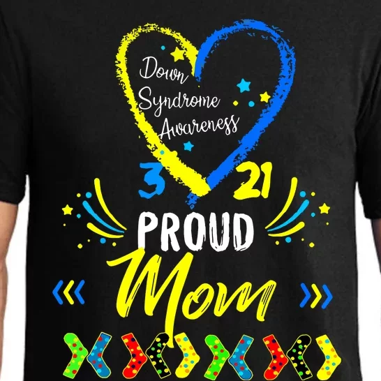 Proud Down Syndrome Mom Awareness Shirts Son Daughter Pajama Set