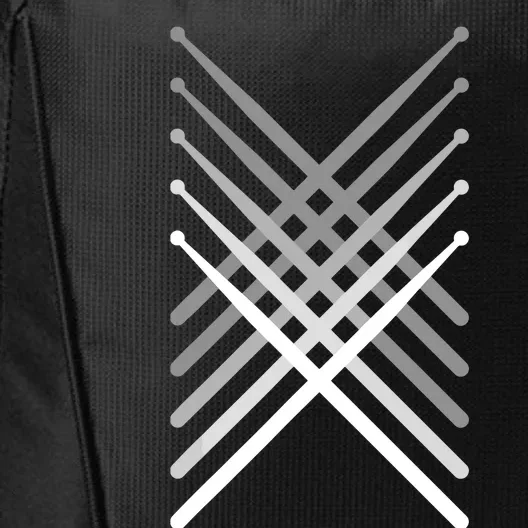 Percussion Drum Sticks Black City Backpack