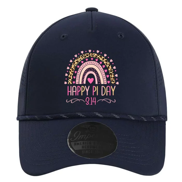 Pi Day Spiral Pi Math Teacher 3.14 Leopard Rainbow Performance The Dyno Cap