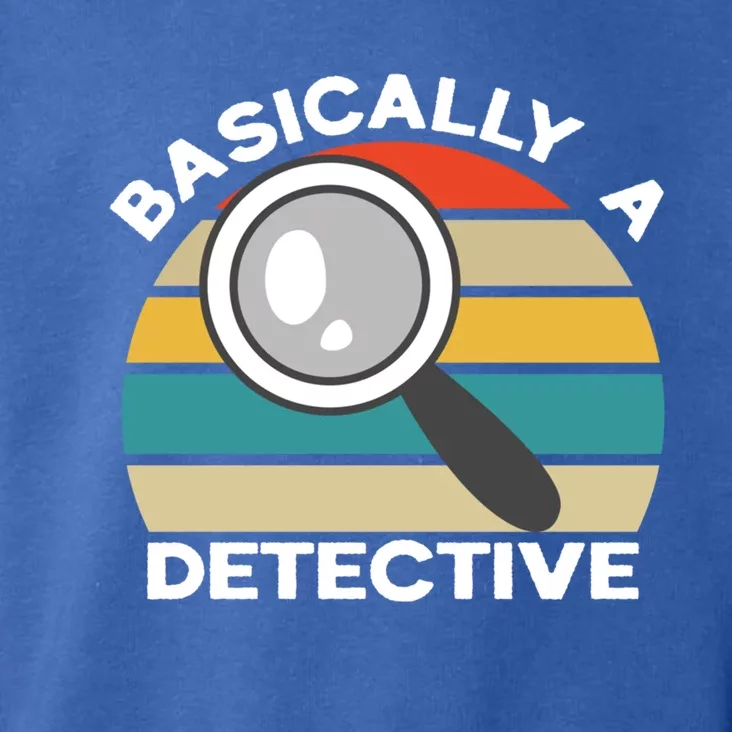 Private Detective Secret Spy Team Basically A Detective Gift Toddler Hoodie