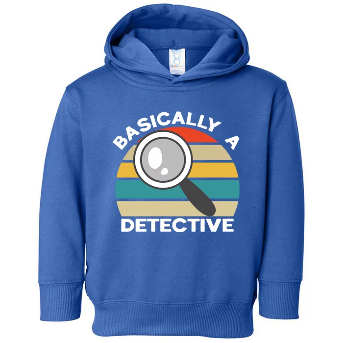 Private Detective Secret Spy Team Basically A Detective Gift Toddler Hoodie