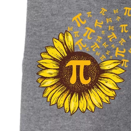 Pi Day Sunflower Floral Flower Doggie 3-End Fleece Hoodie