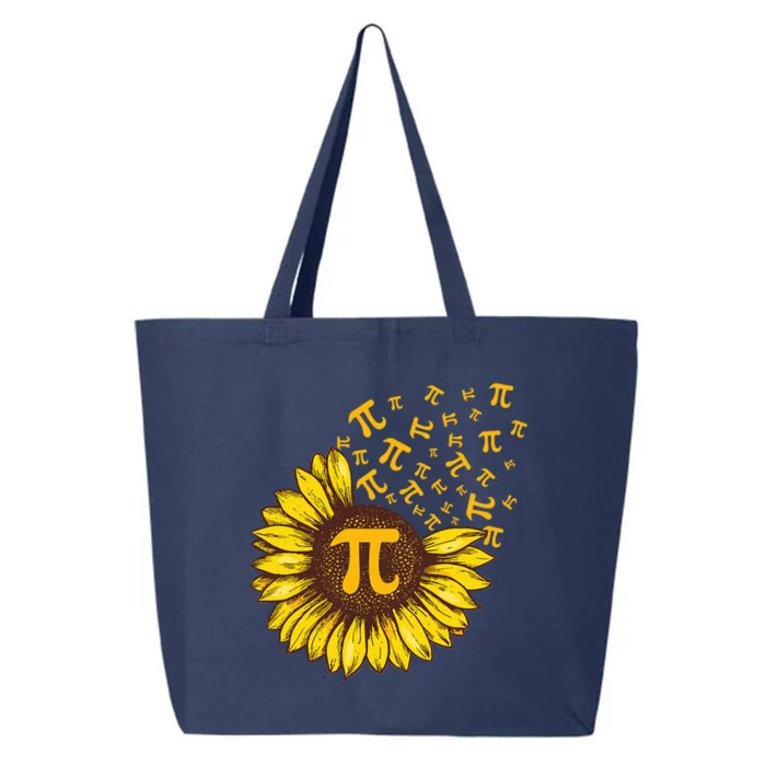 Pi Day Sunflower Floral Flower 25L Jumbo Tote