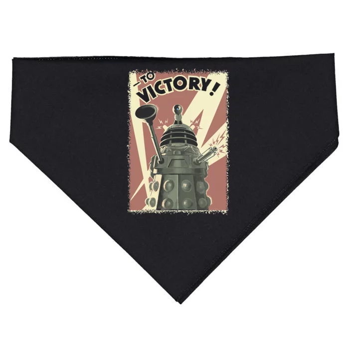 Propoganda Dalek Scifi Fan 60th Anniversary USA-Made Doggie Bandana