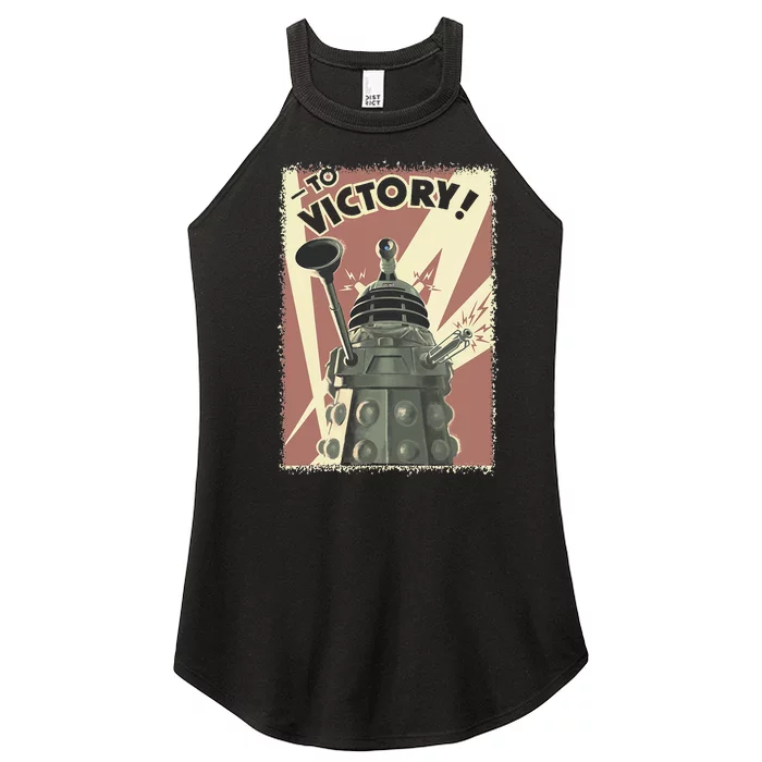 Propoganda Dalek Scifi Fan 60th Anniversary Women’s Perfect Tri Rocker Tank