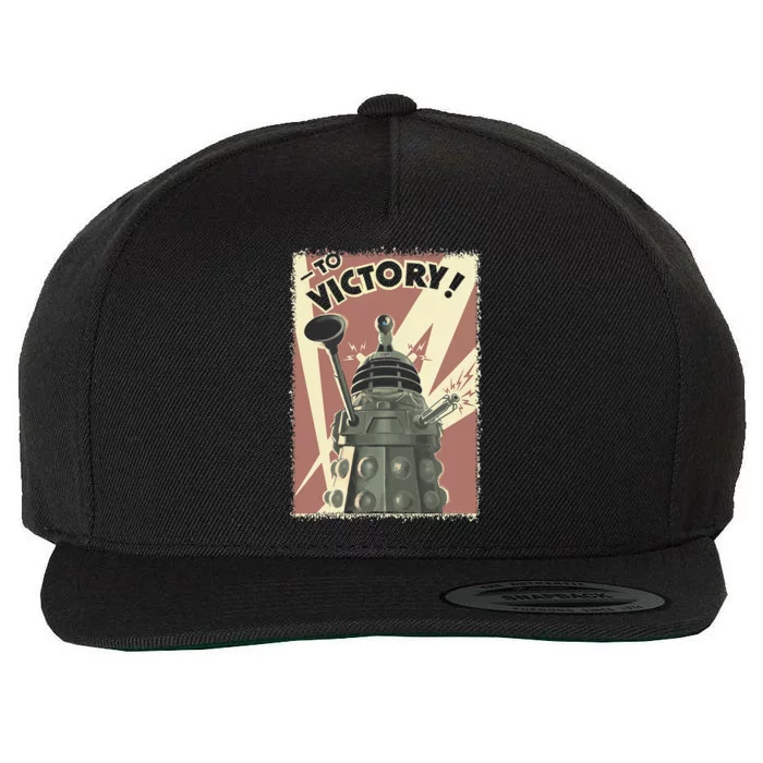 Propoganda Dalek Scifi Fan 60th Anniversary Wool Snapback Cap