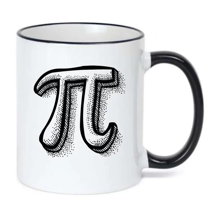 Pi Day Symbol Black Color Changing Mug