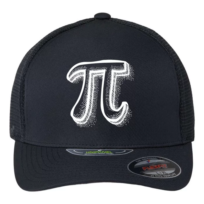 Pi Day Symbol Flexfit Unipanel Trucker Cap