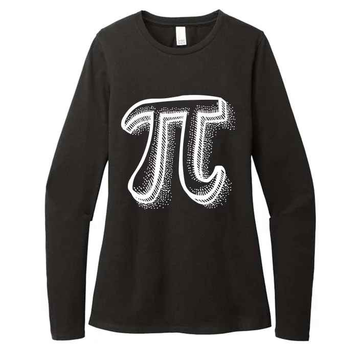 Pi Day Symbol Womens CVC Long Sleeve Shirt