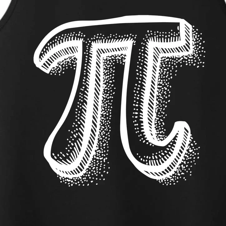 Pi Day Symbol Performance Tank