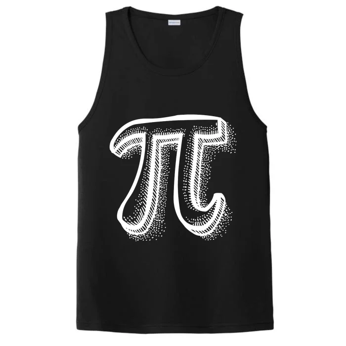 Pi Day Symbol Performance Tank