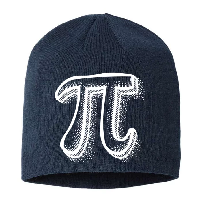 Pi Day Symbol 8 1/2in Sustainable Knit Beanie