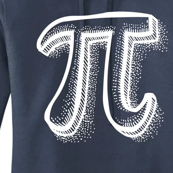 Pi Day Symbol Women's Pullover Hoodie