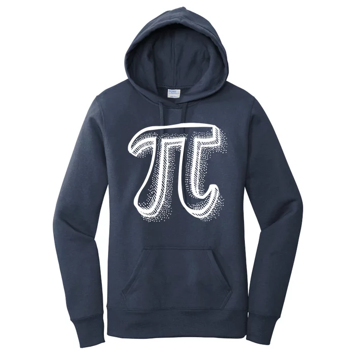 Pi Day Symbol Women's Pullover Hoodie