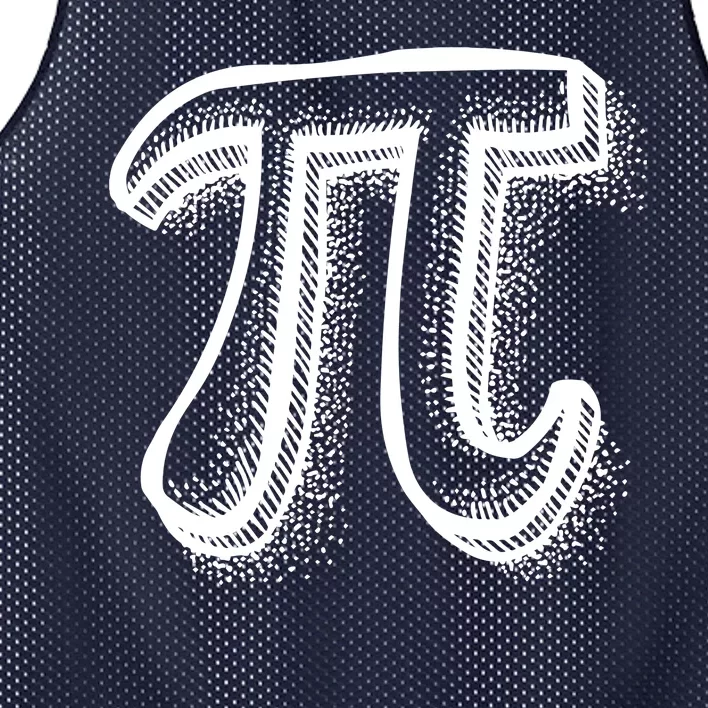 Pi Day Symbol Mesh Reversible Basketball Jersey Tank