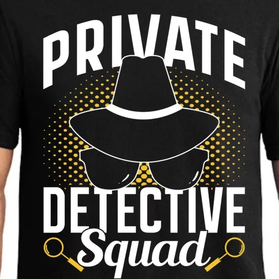 Private Detective Squad Spy Investigator Investigation Funny Gift Pajama Set