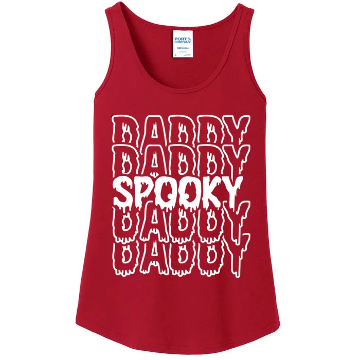 Pooky Daddy Spooky Dad Halloween Ladies Essential Tank