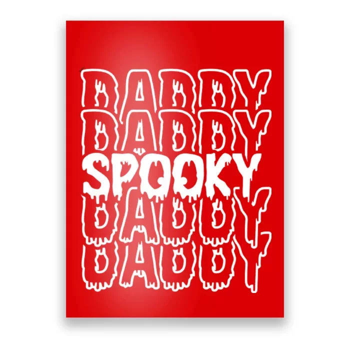 Pooky Daddy Spooky Dad Halloween Poster