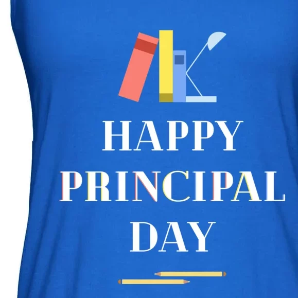 Principal Day School Teacher Cute Gift Ladies Essential Flowy Tank