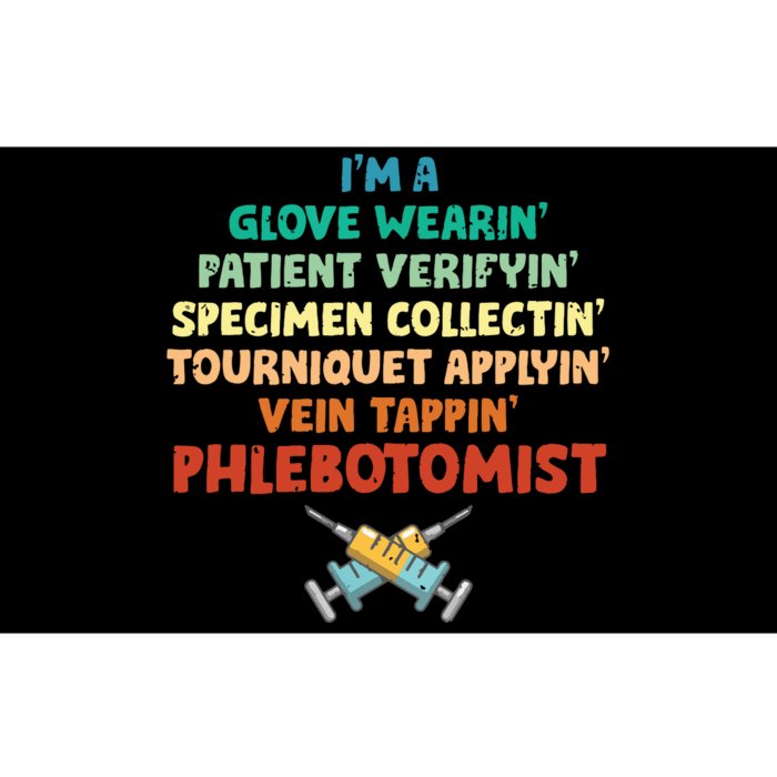 Phlebotomist Definition Syringe Nurse Phlebotomy Bumper Sticker