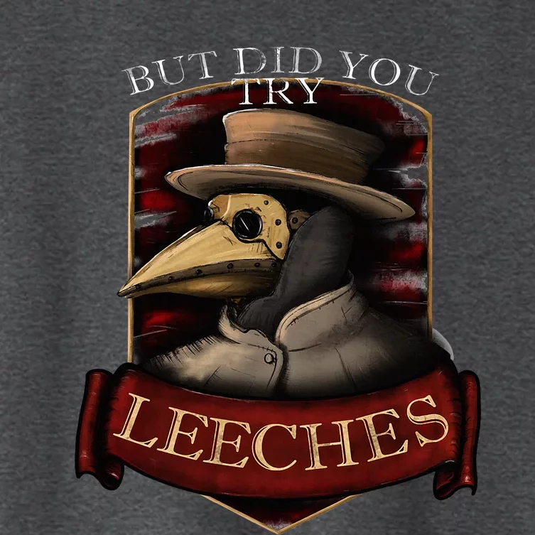 Plague Doctor Steampunk But Did You Try Leeches Women's Crop Top Tee