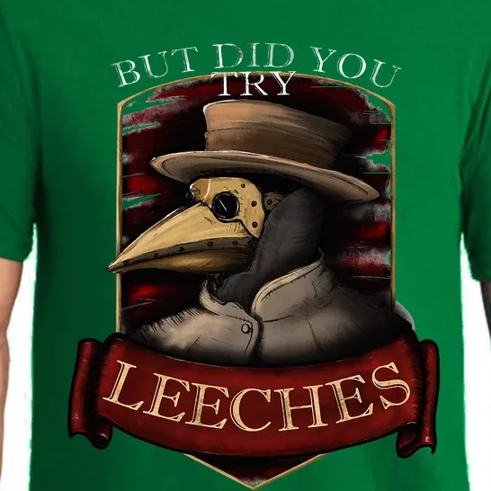 Plague Doctor Steampunk But Did You Try Leeches Pajama Set