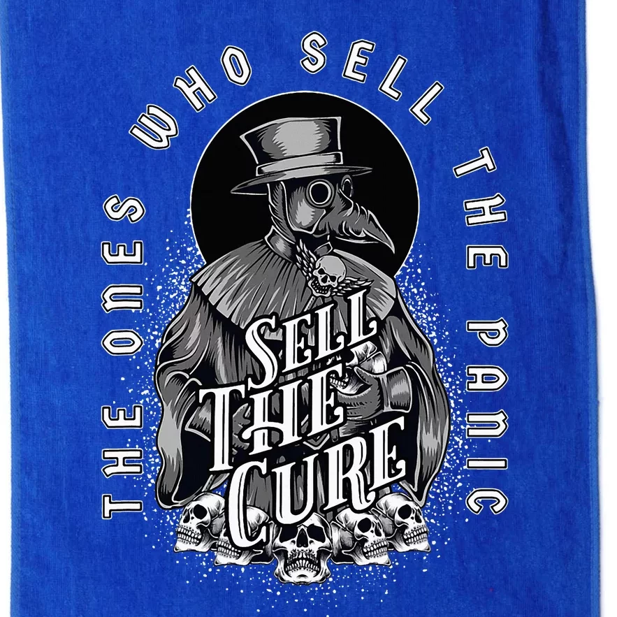 Plague Doctor Sell The Panic Sell The Cure Platinum Collection Golf Towel