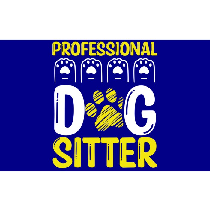 Professional Dog Sitter Dog Walker Funny Pet Sitter Meaningful Gift Bumper Sticker