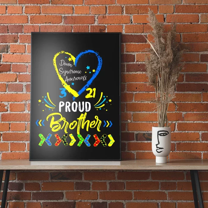 Proud Down Syndrome Brother Awareness Poster