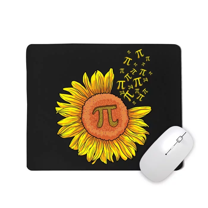 Pi Day Sunflower 3.14 Pi Number Symbol Math Teacher Science Mousepad