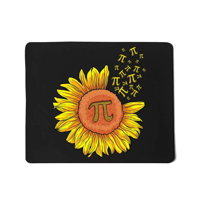 Pi Day Sunflower 3.14 Pi Number Symbol Math Teacher Science Mousepad