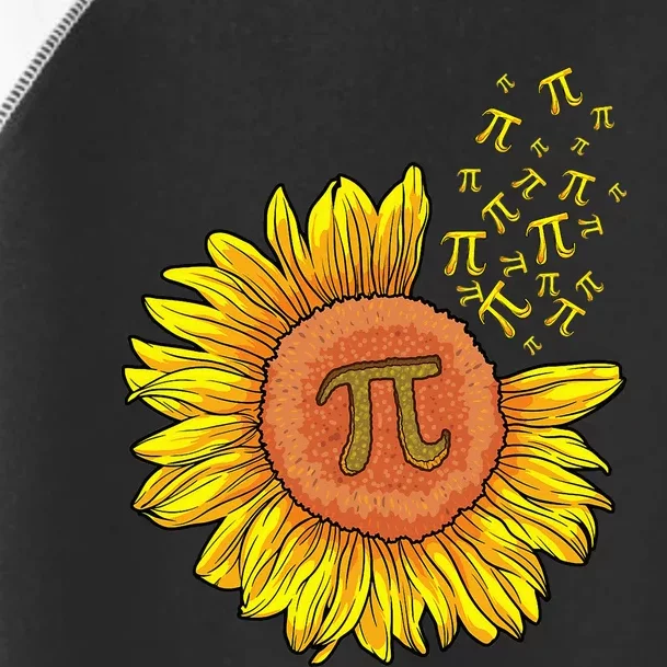 Pi Day Sunflower 3.14 Pi Number Symbol Math Teacher Science Toddler Fine Jersey T-Shirt