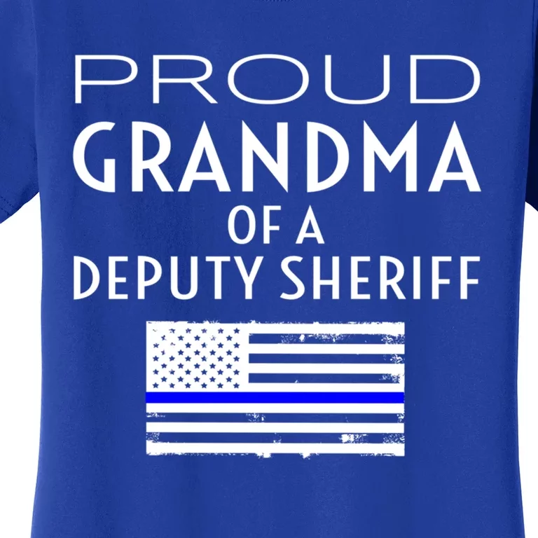 Proud Deputy Sheriff Grandma Grandmother Grandmom Granny Gift Women's T-Shirt