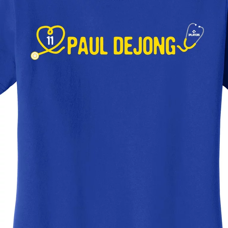 Paul Dejong St Louis Baseball Player Medical Student Doctor Gift Women's T-Shirt