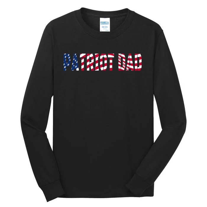 Patriot Dad Save The USA Constitution Fighter Tee American Tall Long Sleeve T-Shirt