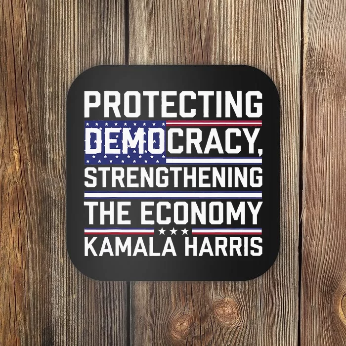 Protecting Democracy Strengthening The Economy Kamala Coaster