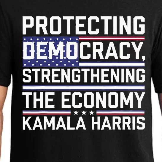 Protecting Democracy Strengthening The Economy Kamala Pajama Set