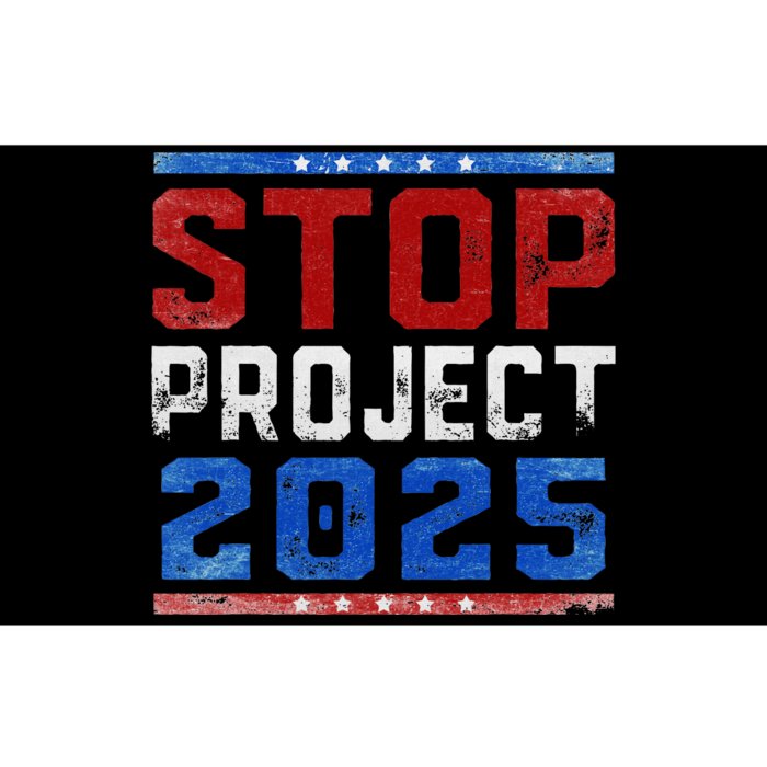 Pro Democracy Stop Project 2025 Election 2024 Bumper Sticker