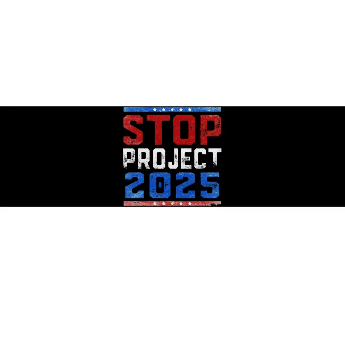 Pro Democracy Stop Project 2025 Election 2024 Bumper Sticker