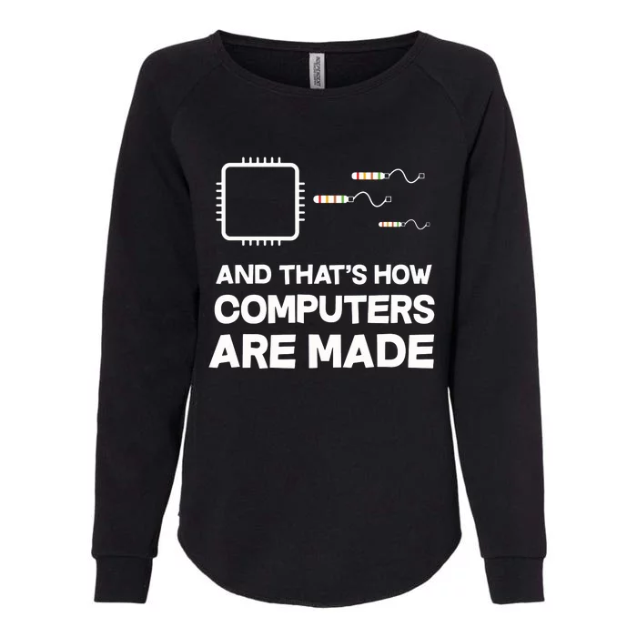 Programmer Developer Software Funny Computer Engineering Womens California Wash Sweatshirt