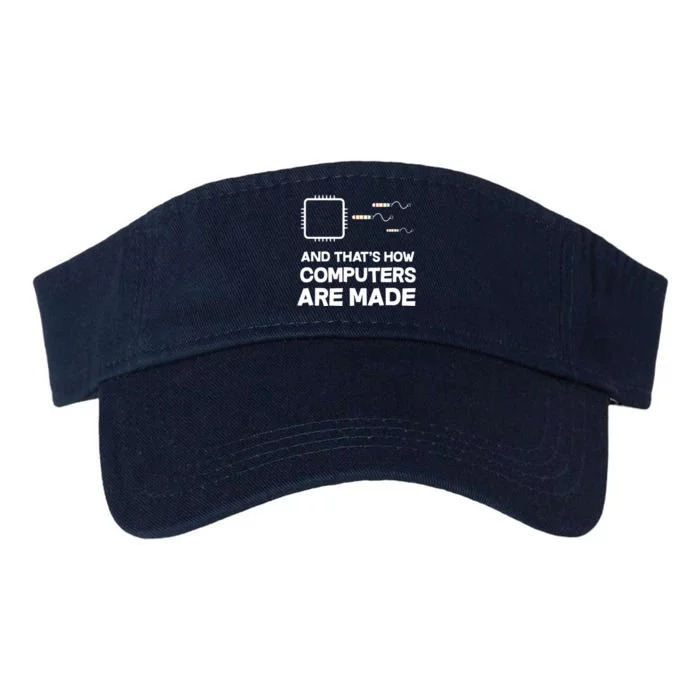 Programmer Developer Software Funny Computer Engineering Valucap Bio-Washed Visor