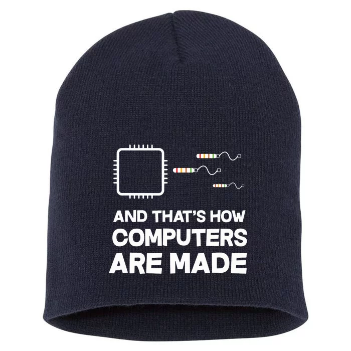 Programmer Developer Software Funny Computer Engineering Short Acrylic Beanie