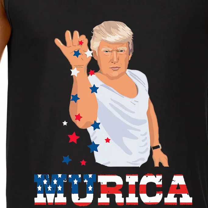 President Donald Trump Murica Bae Patriotic America Comfort Colors® Tank Top