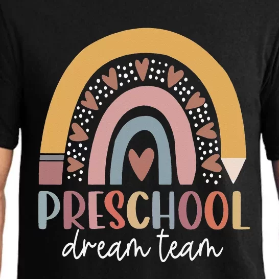 Preschool Dream Team Back To School Teacher  Gifts Pajama Set