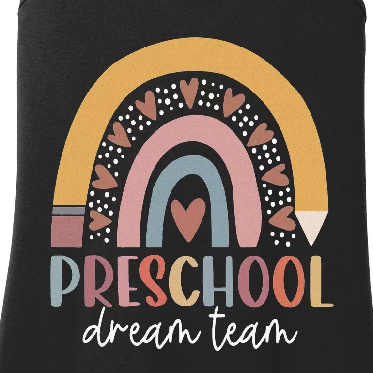 Preschool Dream Team Back To School Teacher  Gifts Ladies Essential Tank