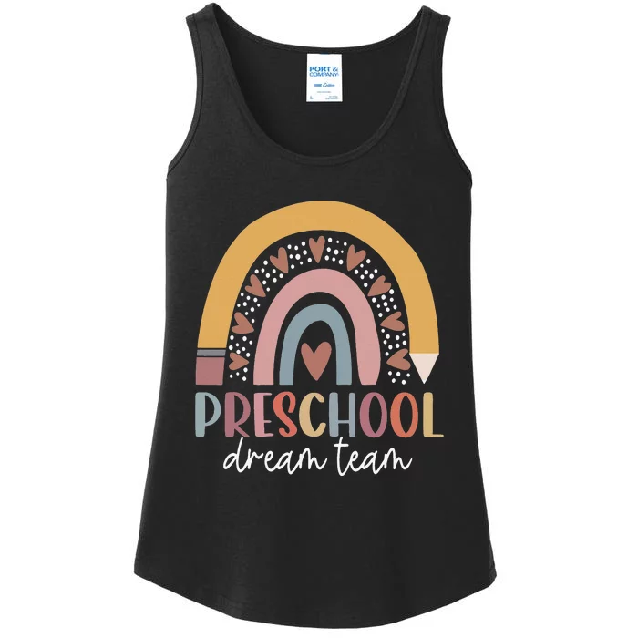 Preschool Dream Team Back To School Teacher  Gifts Ladies Essential Tank